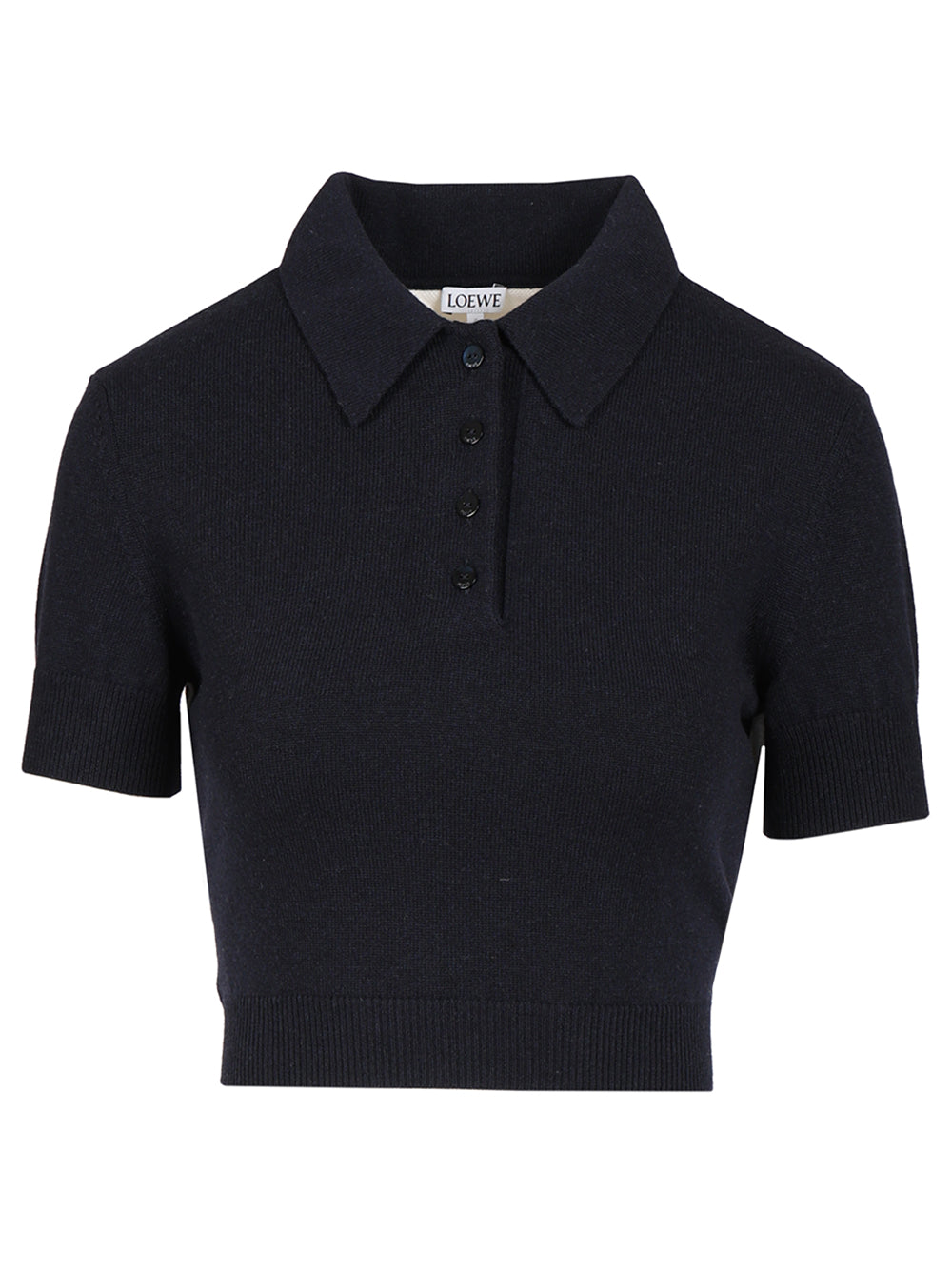 Loewe Wool And Cashmere Polo shirt - Blue | a520b3d421bfdf55a46f28debe596e4a35c9e88b