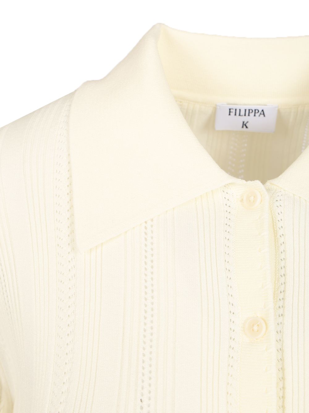 Filippa K Knit Cardigan Knitwear - White | 8d1054323b39333b86e965bbc05463a1c46b51ef