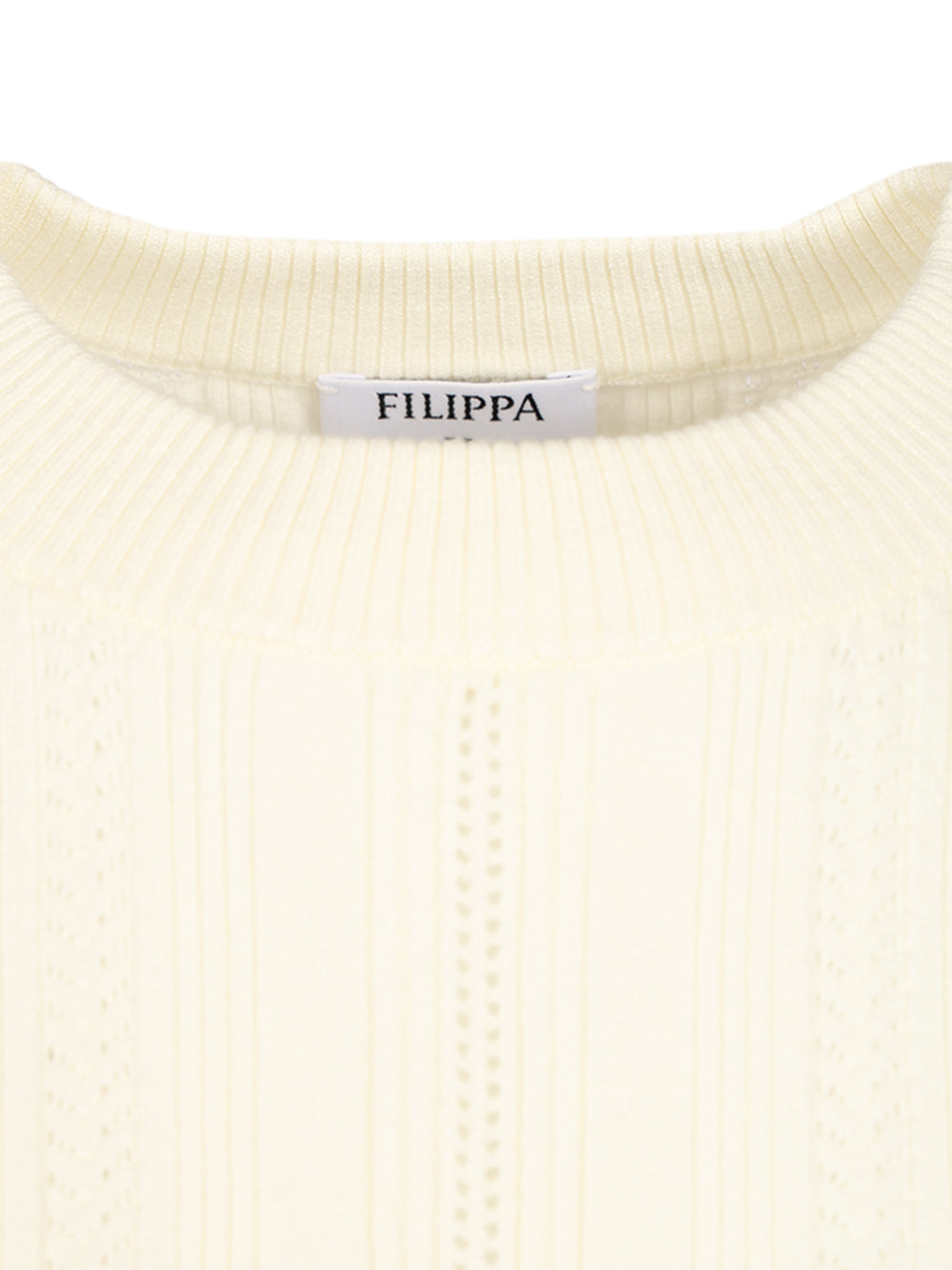 Filippa K Braid Knit T-Shirt - White | d8b567c08fcf55d0f9305c56f21875a3dcc80c10