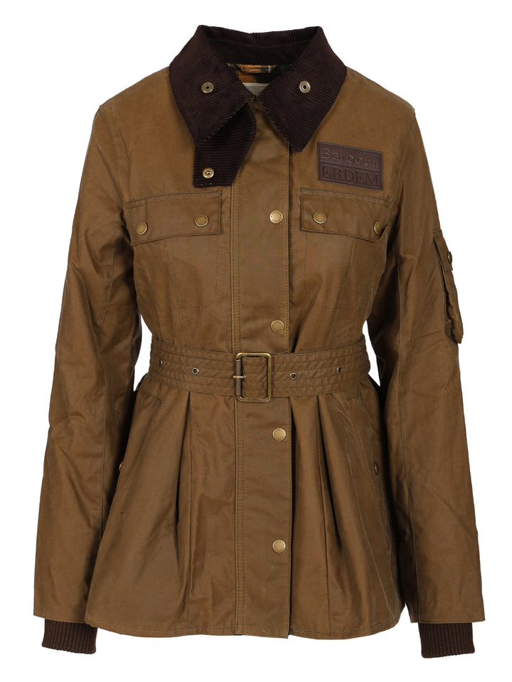Baracuta X Barbour Barbour X Erdem Constance Waxed Jacket Jackets - Beige | a8a091a2ee8b719d0a691c55e8f2b58890598227