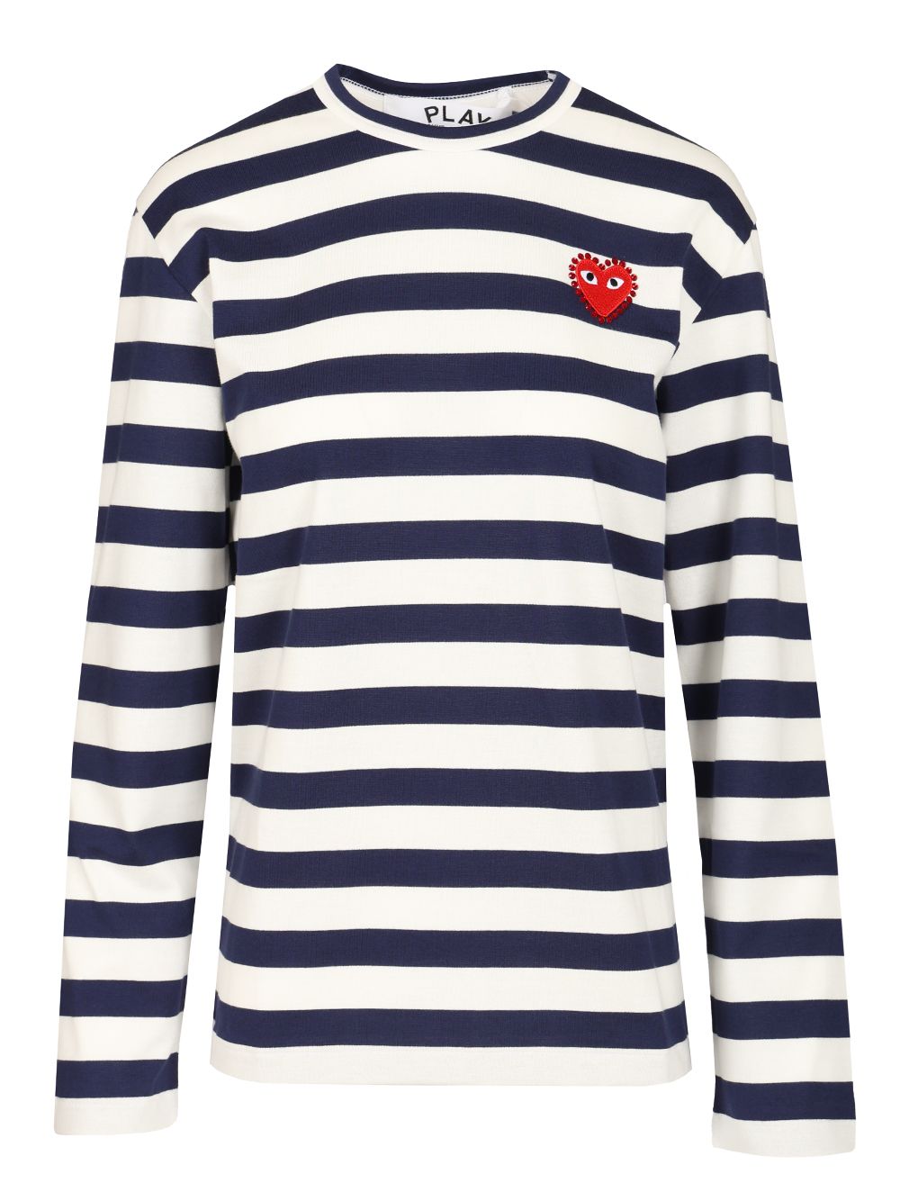 Comme Des Garcons Play Striped Cotton Sweater T-Shirt - Multicolor | 8931b1b2fcb863aa5d9f9cc6f5fad4a67b924d14