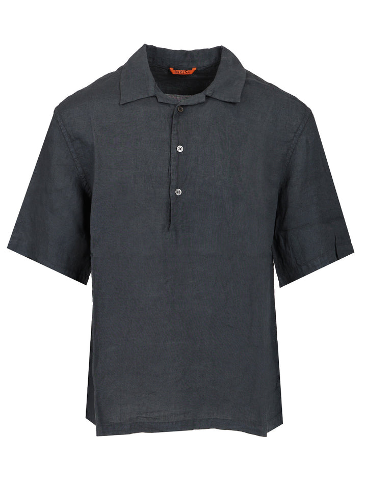 Barena Venezia Mola Linen Shirt Shirts - Blue | 73063d9568617b06f6a917153e550c584dafaecf