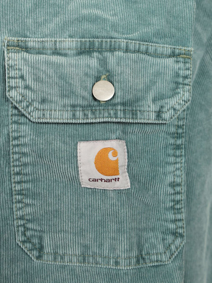 Carhartt Wip Reynold Shirts - Green | feda5d8ea5720661cea914143d24dc2e19db56c9
