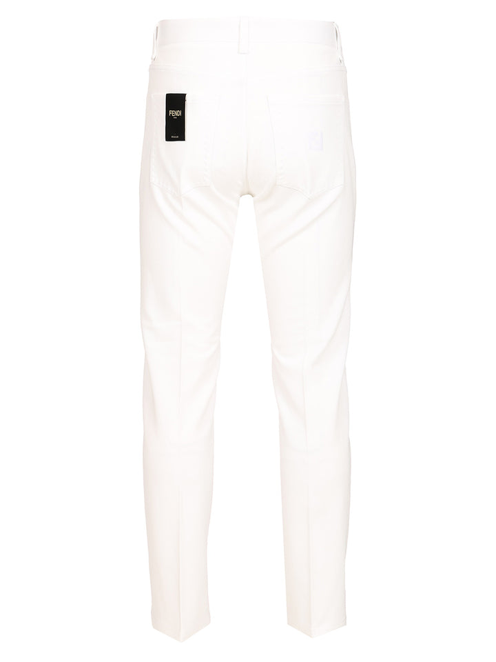 Fendi Selleria  Trousers Jeans - White | b4c5b97904cac41f43a46e62fb4c70ac260a86e3
