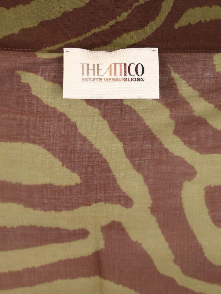 The Attico Zebra Print Pareo Skirts - Brown | 824616d41675bef05c968dce8a05b83b2572c07f