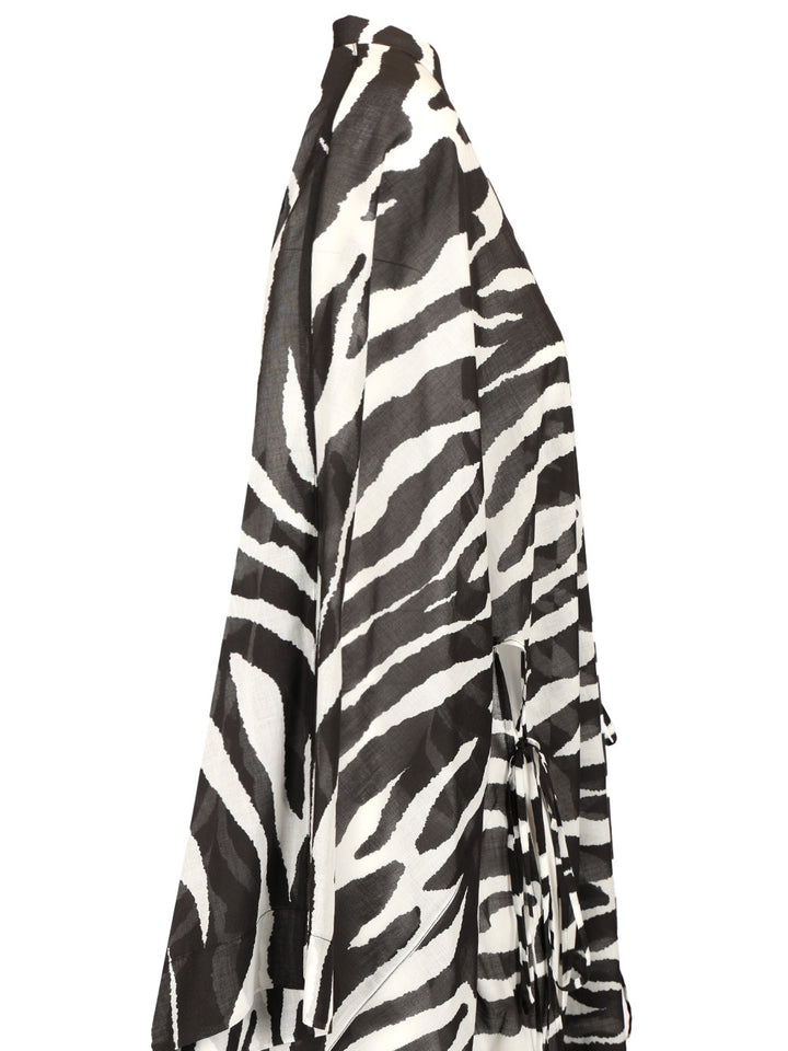 The Attico Zebra Print Caftan Swimwear - Animalier | b04f3dbd096d0a496f2d9adda7a00433520b53b0