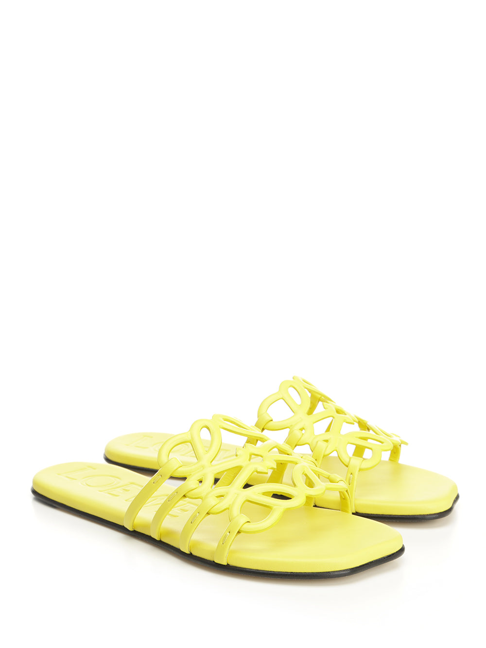 Loewe Petal Sandals - Yellow | 3ccc6e2a4246602c6578fbe466f583a92a5b26bf