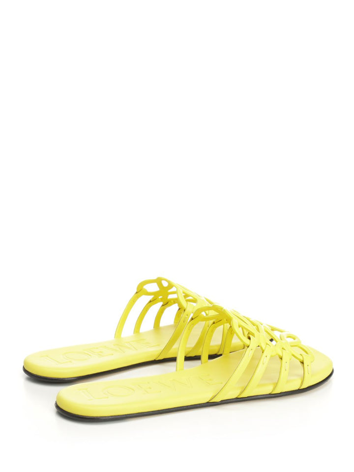 Loewe Petal Sandals - Yellow | 6aec954a27d062378b95f1f4364461e2510cd2a3