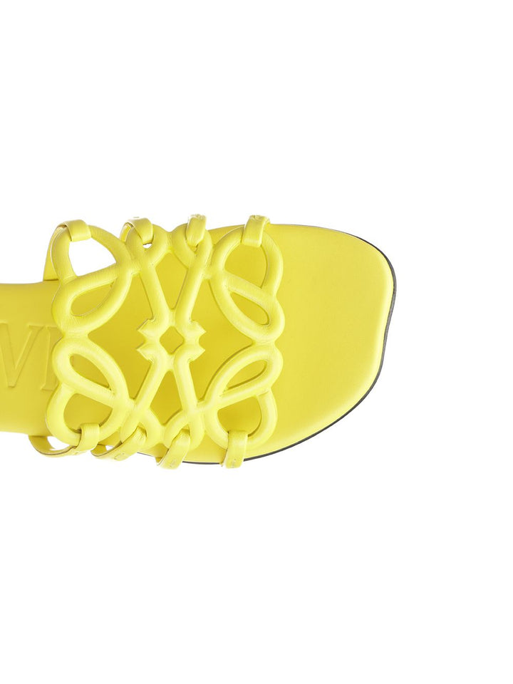 Loewe Petal Sandals - Yellow | febde2552c15dbe973b3e75a2e6654f0a9c856b7