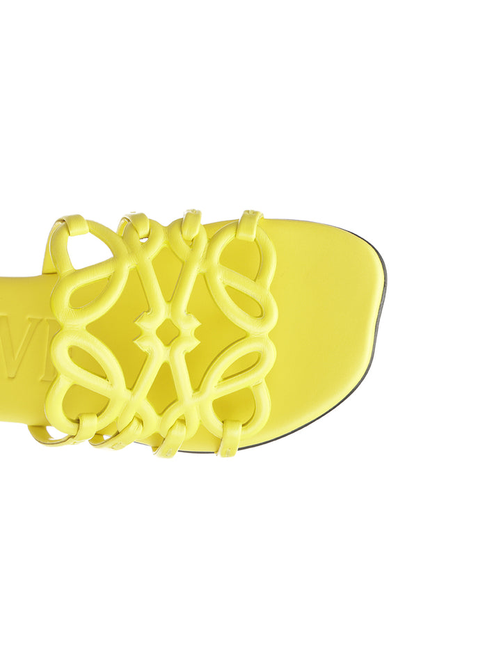 Loewe Petal Sandals - Yellow | c99273672878a4ffb200aee57aeee5dbeaad0fb2