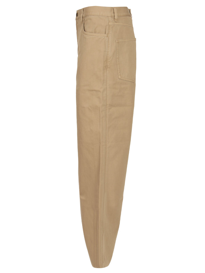 Burberry Cotton Trousers - Brown | c4f639db541380d23a84c1606b21040f25b20c87