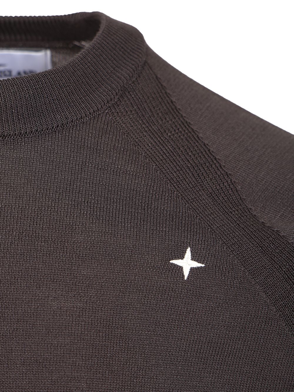 Stone Island Crewneck Sweater In Primaloft® Bio™ Knitwear - Grey | 905c72d14de09ebee6a5914c94c6675dd1815592