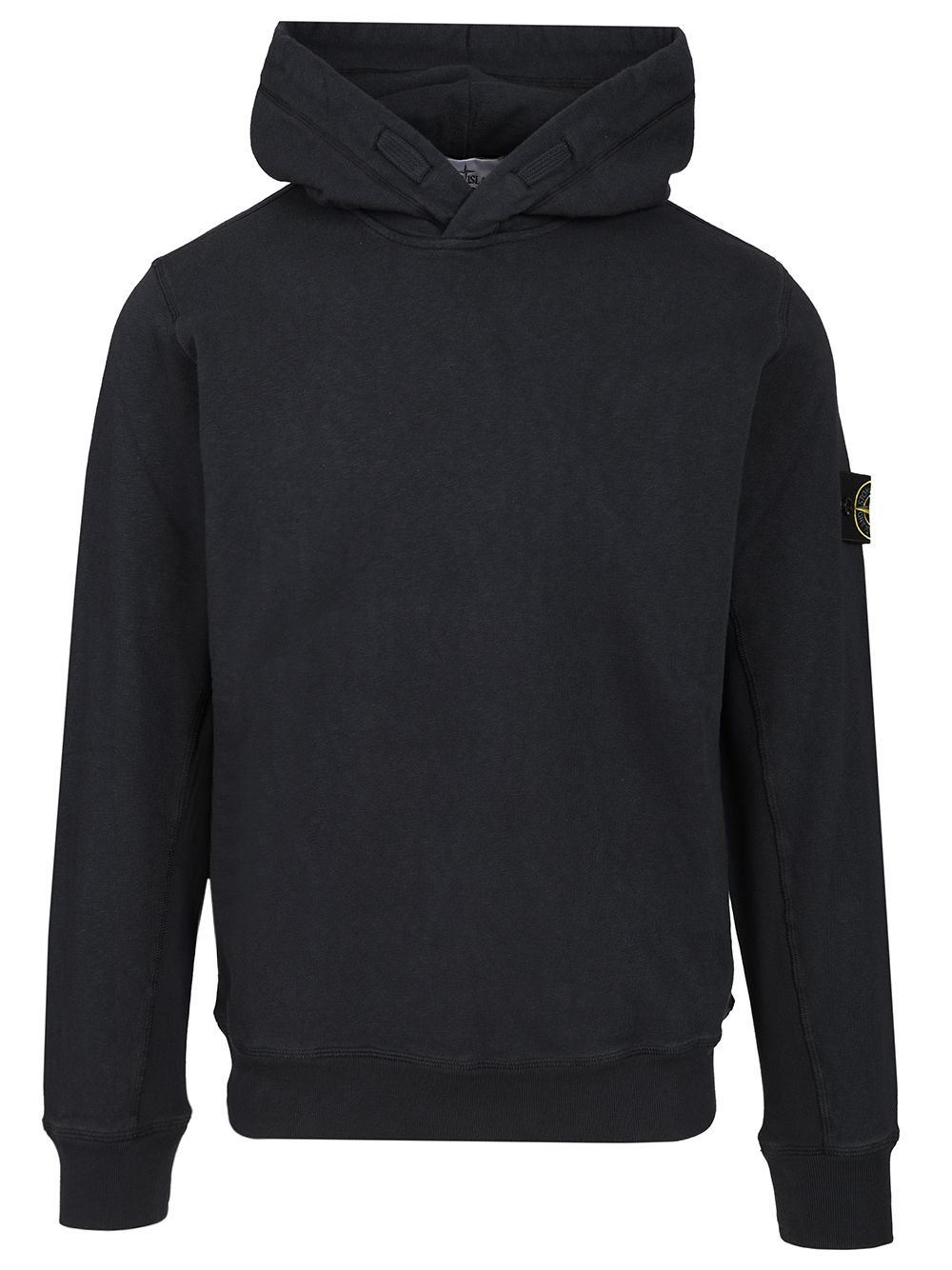 Stone Island Cotton Hoodie Sweatshirts - Blue | 97248bcad7038b7302bcb07aef9e5b0c756729ee