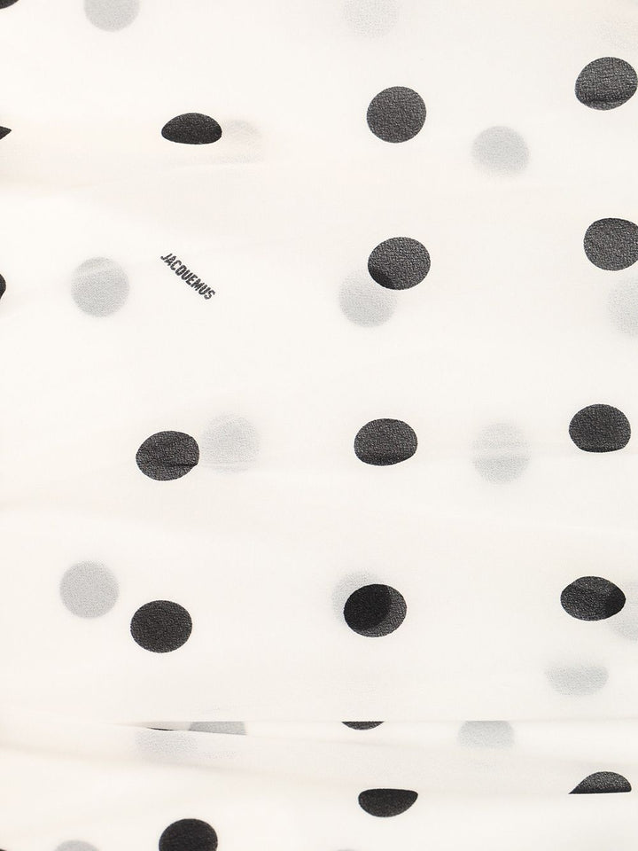 Jacquemus Rita" Long Dress Dresses - White | 5f4e1d02f94edab4b86b9c51829e9a8021f7407d