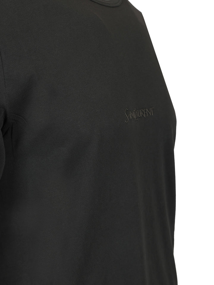 Saint Laurent Cotton T-Shirt - Black | 6d8992da34a135302211c72aa5c981f5aea76067