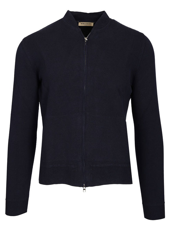 Cotton Cardigan Knitwear Blue