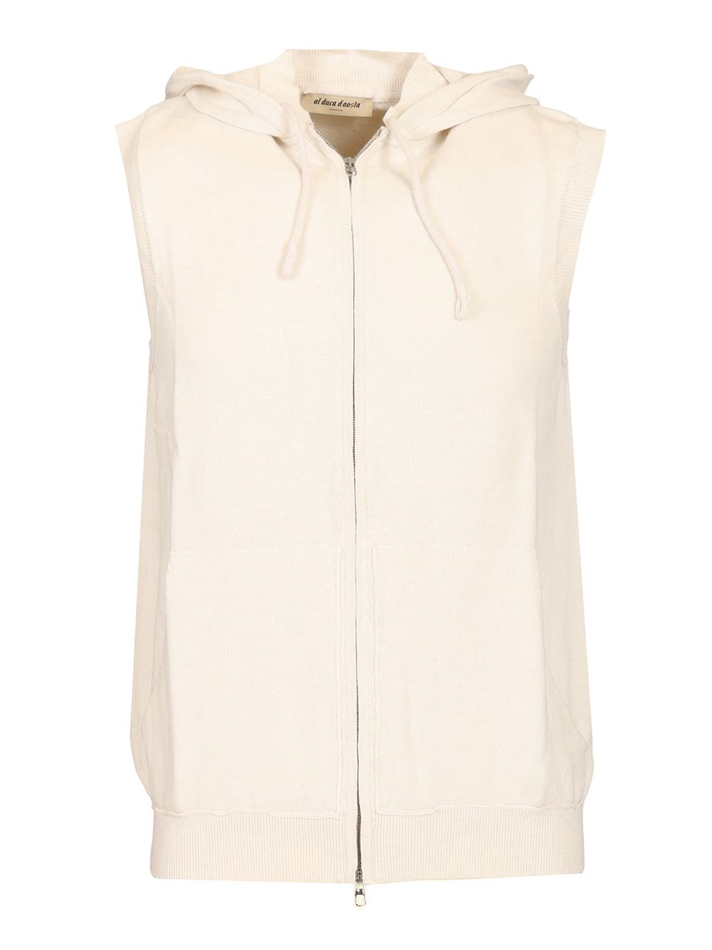 Al Duca D'Aosta 1902 Sleeveless Sweatshirt Knitwear - White | b52524a700bd0641608c6637bbf55f2b3c35e9e5