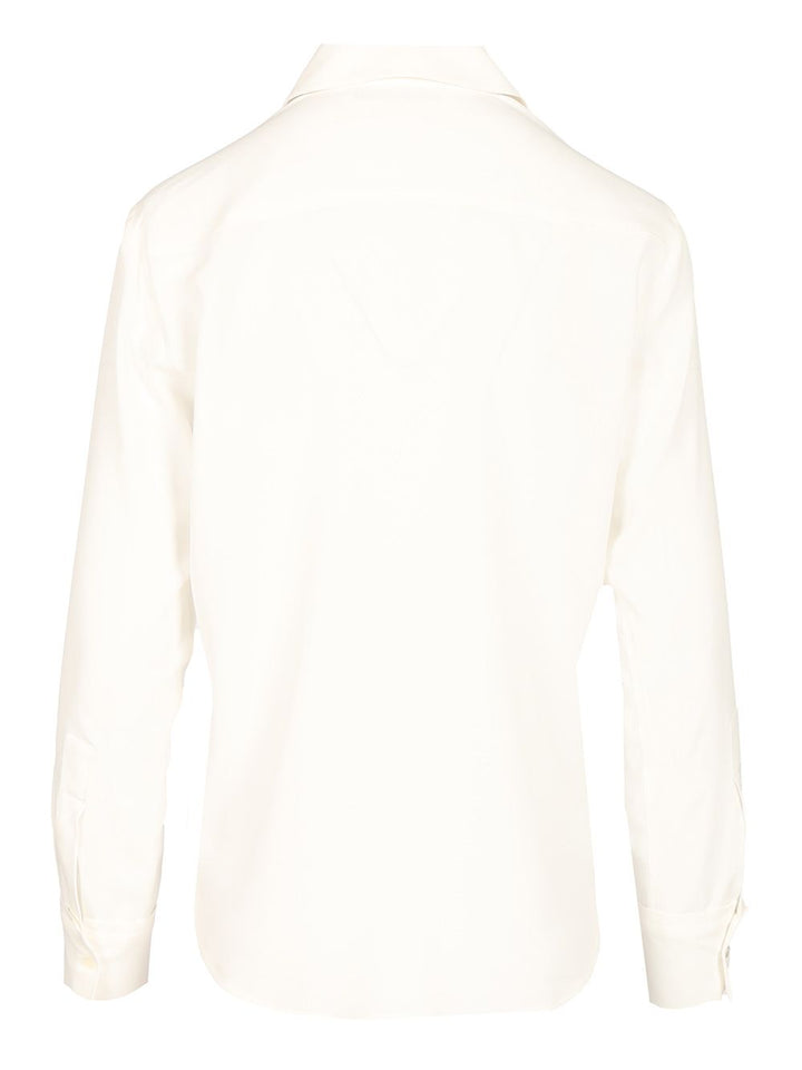 Al Duca D'Aosta Crepe Shirt Shirts - White | 52803b1f1e79be362eff88e7fadf1d0b04354fca
