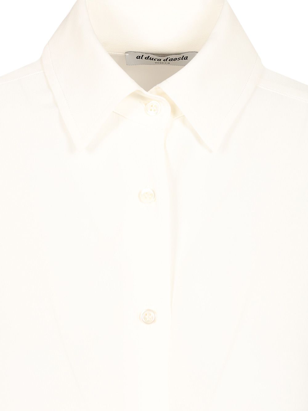 Al Duca D'Aosta Crepe Shirt Shirts - White | cb26a509a01f017daeb31b2c14c4b816bcbe3c24