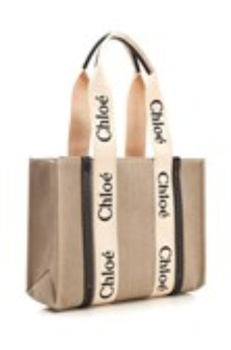 Chloe' Woody Handbags - Beige | c0300118e76e7f364f66c82e320ff3e9891bdaa0