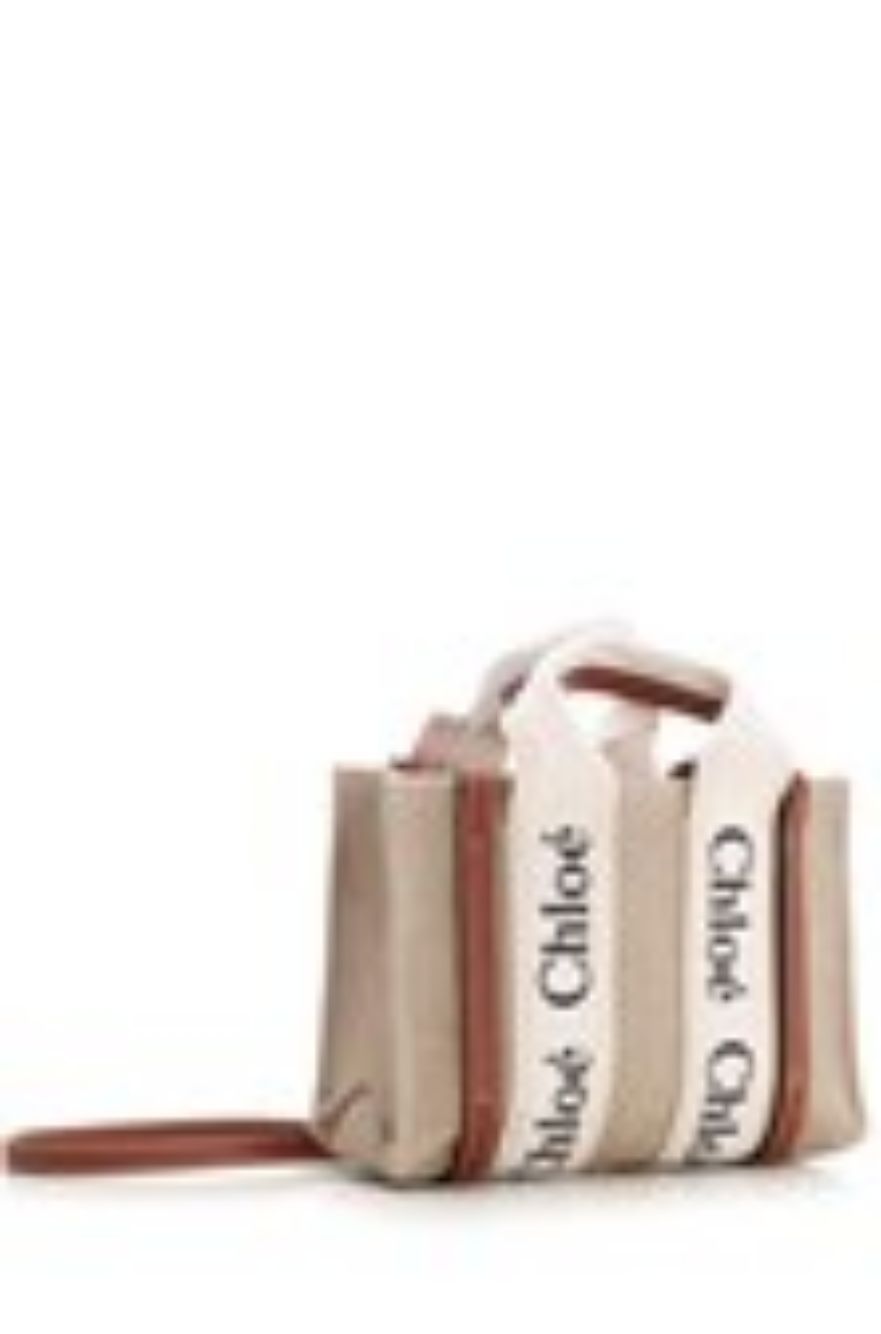 Chloe' Woody Handbags - Beige | 6d1d6a34db75d174ffc78cc3c1575e08a219e4aa
