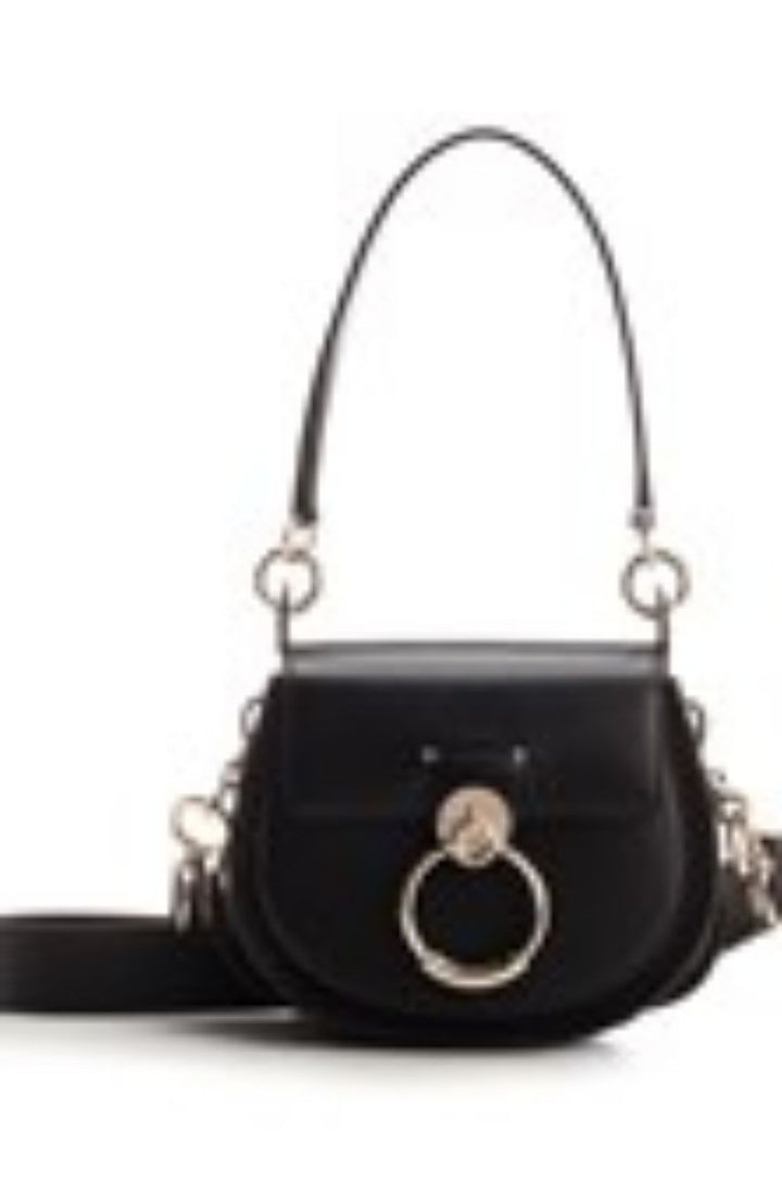 Chloe' Tess Shoulder Bags - Black | 72d34ed5dafa6b56d1fc88f7cc2250e343c18d42