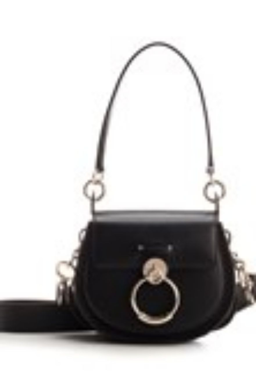 Chloe' Tess Shoulder Bags - Black | 72d34ed5dafa6b56d1fc88f7cc2250e343c18d42