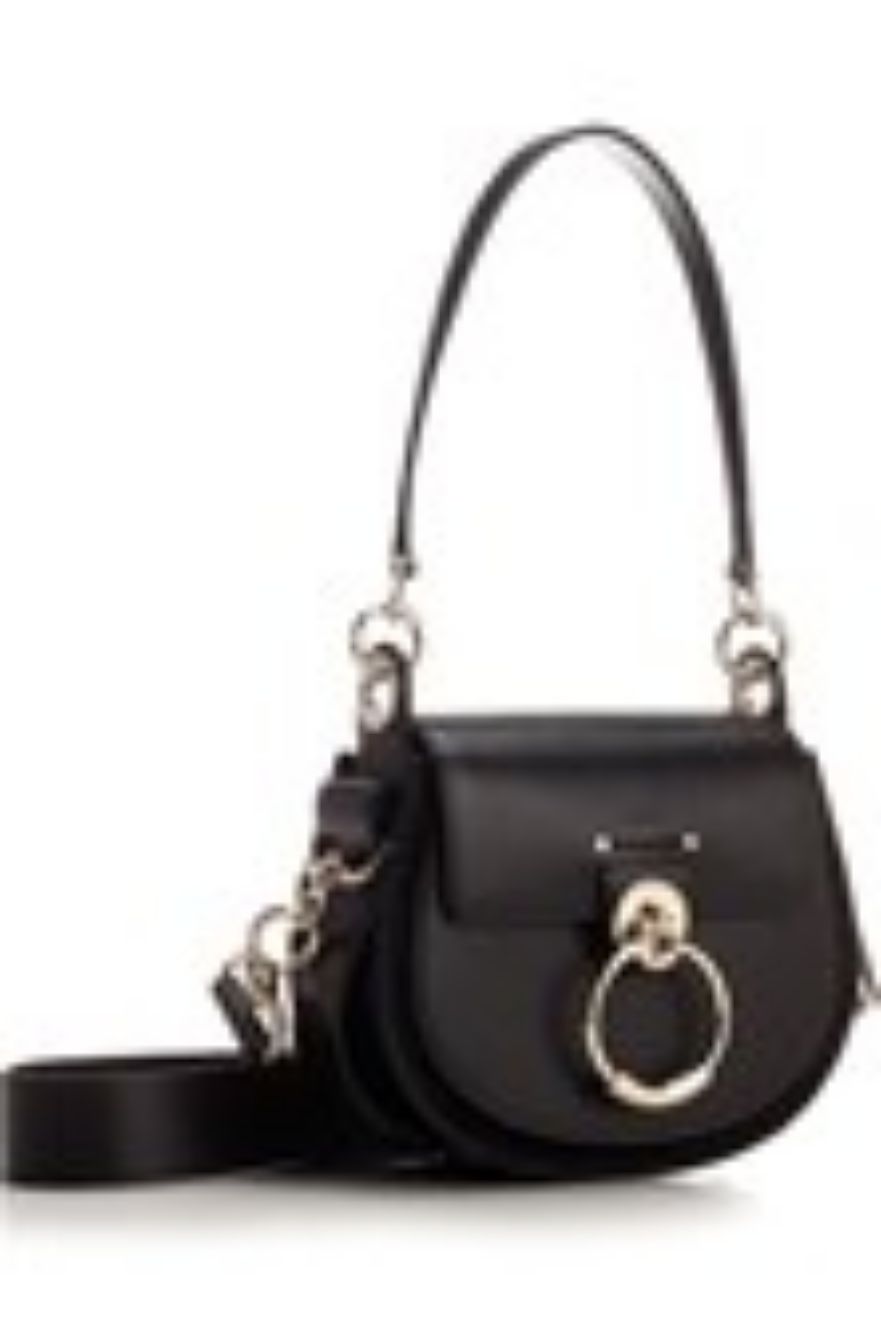 Chloe' Tess Shoulder Bags - Black | b54fd481b6dbbc8e9856b2672643b438d96c6cc9