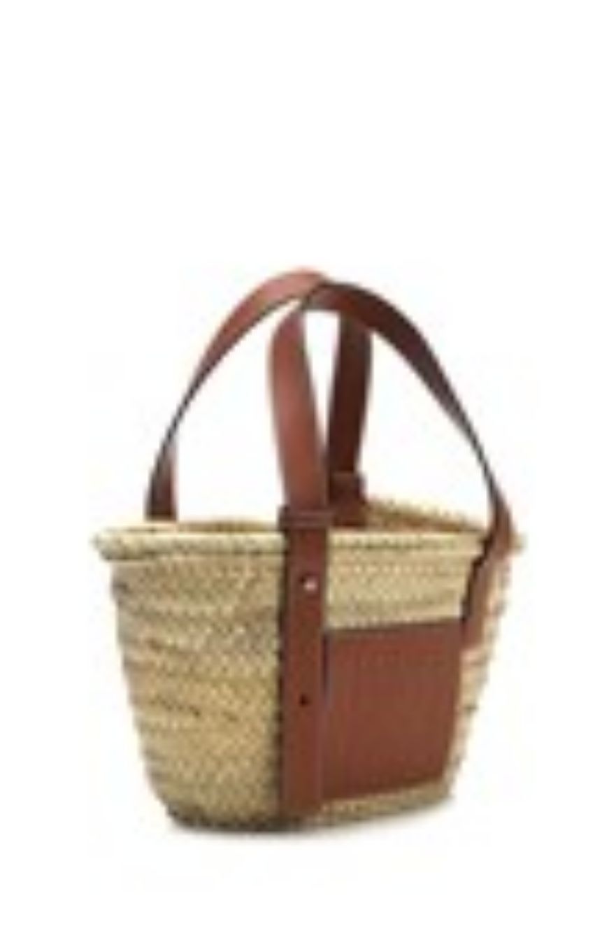 Loewe Palm Leaf Small Bucket Bag Handbags - Beige | 09680164e5785bc9e7b0dbc9c9706af08521358b