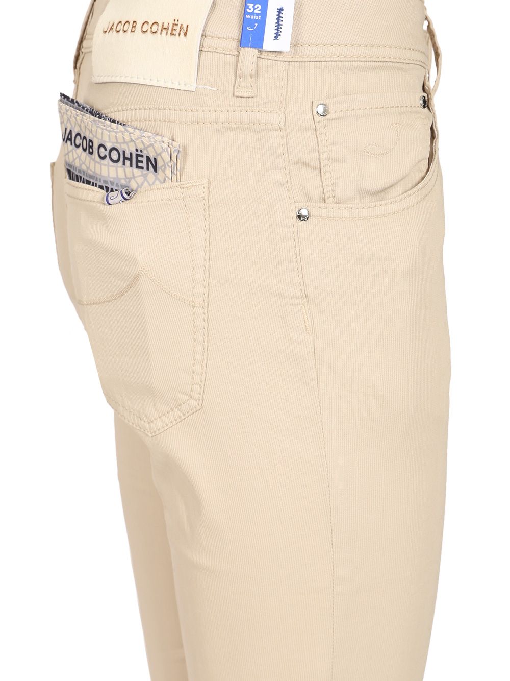 Jacob Cohen Scott Trousers - Beige | 88414ea935a6a3613a3c42054b25324426c07224