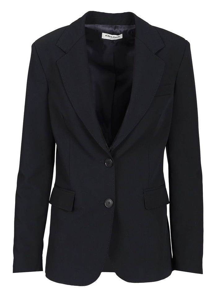 Al Duca D'Aosta Blazer Monopetto In Tela Stretch Bottoni Oro Jackets - Blue | eabc0a031c1be7cbfc08519c98c07af845b886c2