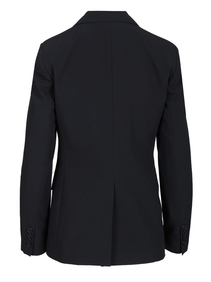 Al Duca D'Aosta Blazer Monopetto In Tela Stretch Bottoni Oro Jackets - Blue | 822bc6fe2f4a8d3fa4b1a5ec96b28a0bb39efd4e