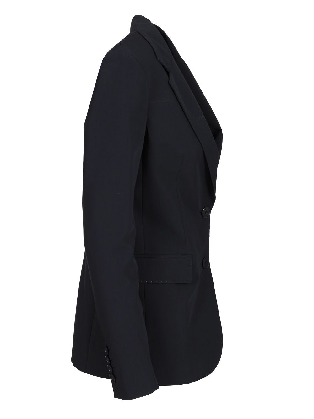Al Duca D'Aosta Blazer Monopetto In Tela Stretch Bottoni Oro Jackets - Blue | 4be23a19f9e5f1dc8fa8268ab645496d74032cbd