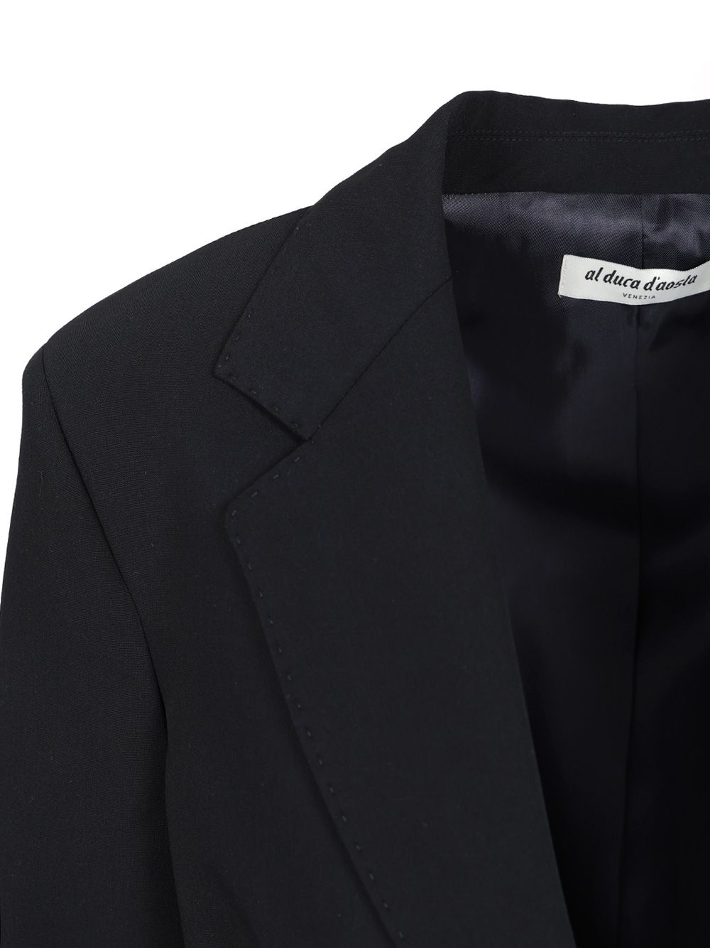 Al Duca D'Aosta Blazer Monopetto In Tela Stretch Bottoni Oro Jackets - Blue | 34791c1ab49e1e75374ba6cea49e6a788790bdb3