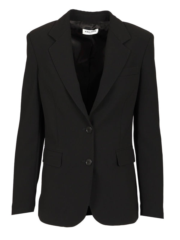 Single-Breasted Blazer Jackets Black