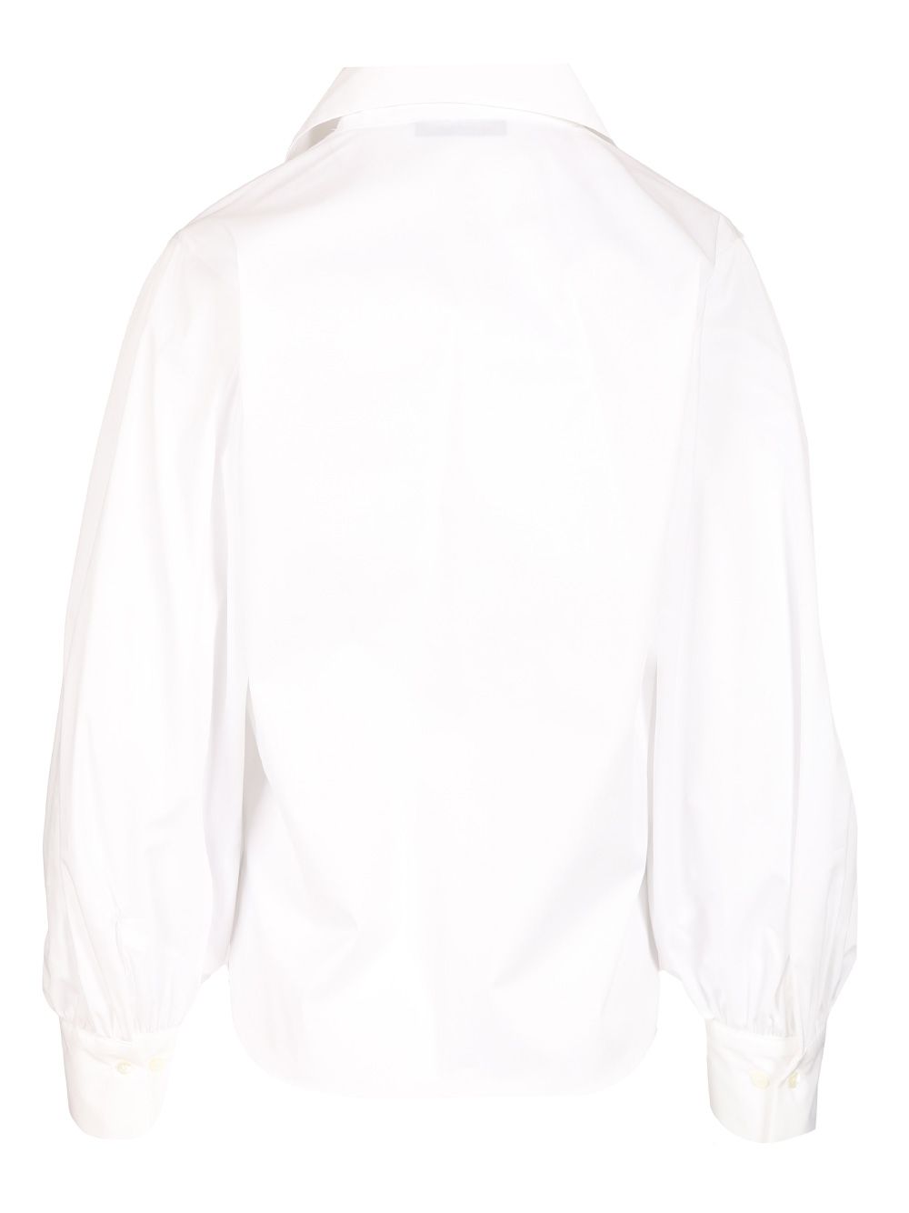 Al Duca D'Aosta Cotton V-Neck Top Tops - White | 3bfacaede44f90ffce4300e63d38d6d5aa613f30