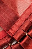 Atelier Bordelle Red Satin-Effect Bra Underwear - Red | 7c69f365d50d3bc12b0e7e42a0799a5e39c4db66