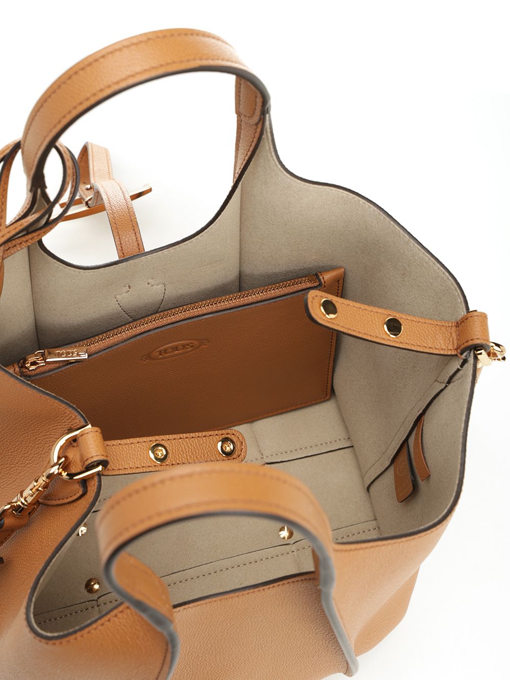 Tod'S T Timeless Shoulder Bags - Brown | 9febf12536e0abf46d1768fe0a2efe168d42306a