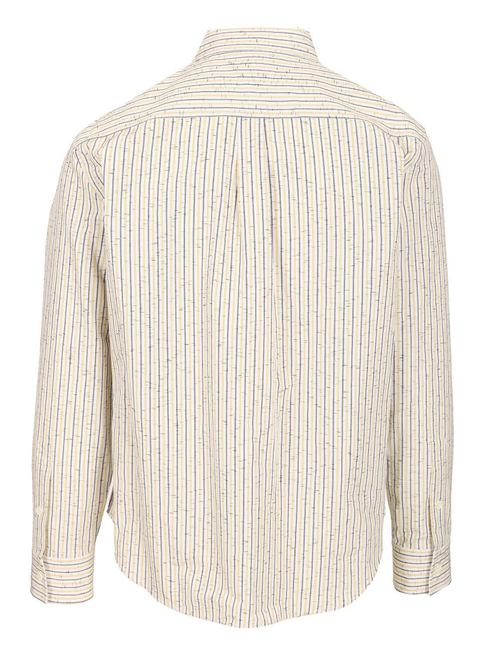 Bottega Veneta Striped Cotton And Linen Shirt Shirts - Multicolor | c74e4bde218f3f6ef1712d4177ac60151d48d05a