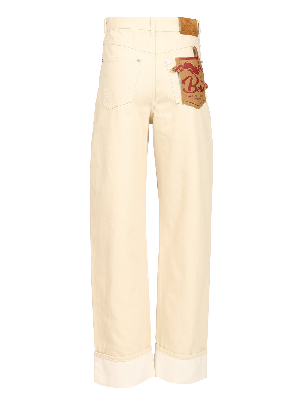 Bottega Veneta Contrast Cuff Jeans - White | fc3baaa77d919a6ee9a3e03a91e2b0ff90722ed6