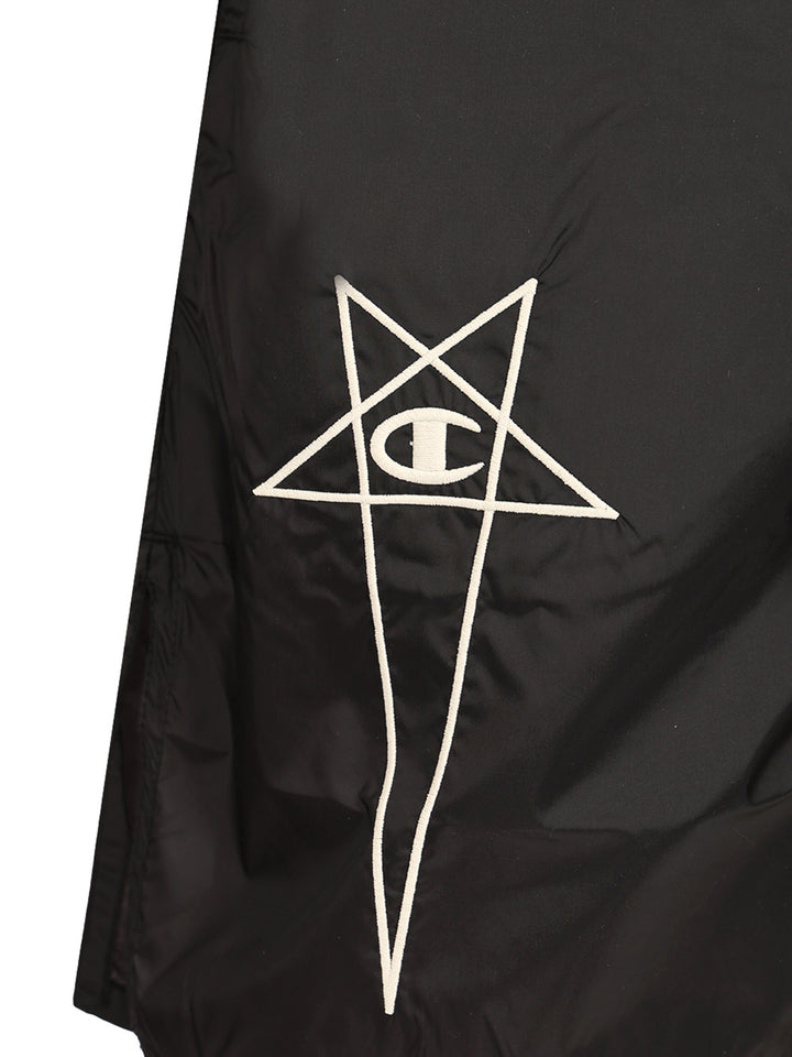 Rick Owens X Champion Bermuda Shorts With Drawstring Trousers - Black | 0d551c84923a7579c90944ccd7e3fe52ebe10736