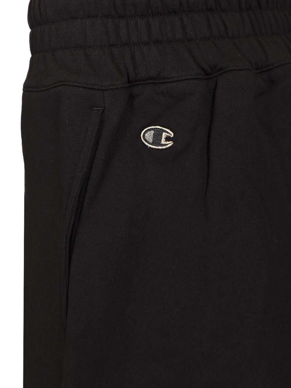 Rick Owens X Champion Cotton Shorts Trousers - Black | 74c28483e6ce8b2f15bcaf2401c3f61154413dcb