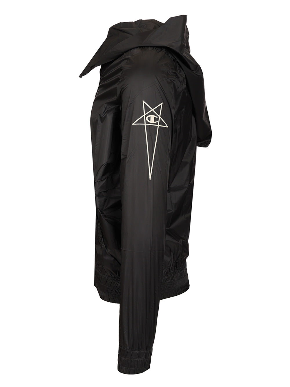 Rick Owens X Champion Hoodie T-Shirt - Black | d955c7cd1db30a7bbfa42755999595fa052340df