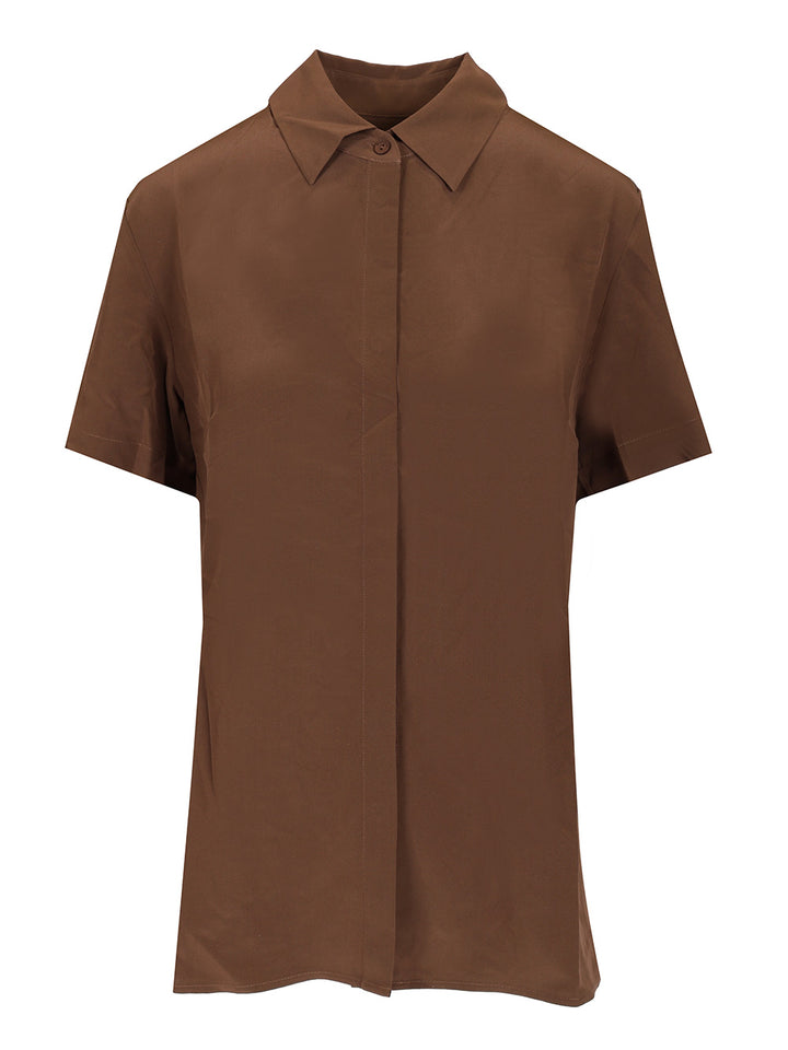 Matteau Short-Sleeved Shirt Shirts - Brown | 9e2efe677ce53b33e331fe31f92707c60b9f5334