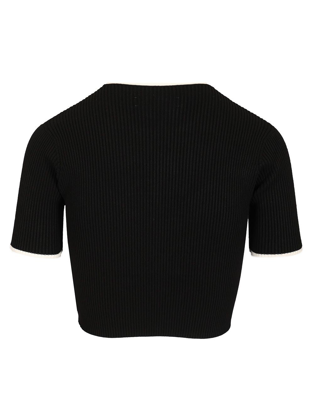 Amiri Crop T-Shirt - Black | 6b739ed6ddb229b601001c32379d820eeaa9a81f