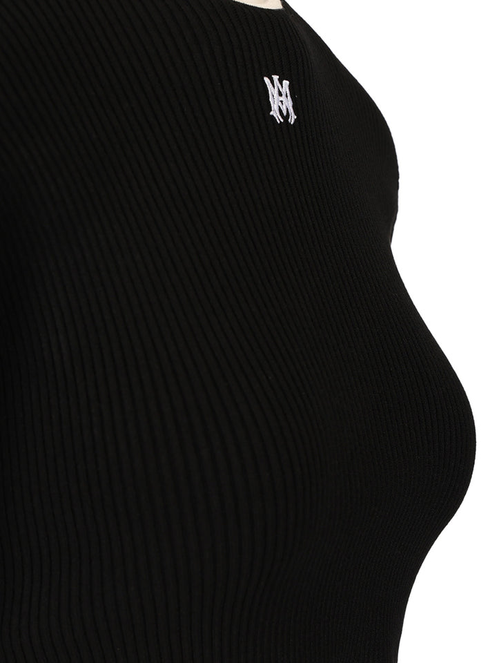 Amiri Crop T-Shirt - Black | f570d92a888d528825a534aaa3e69149aef5c9be