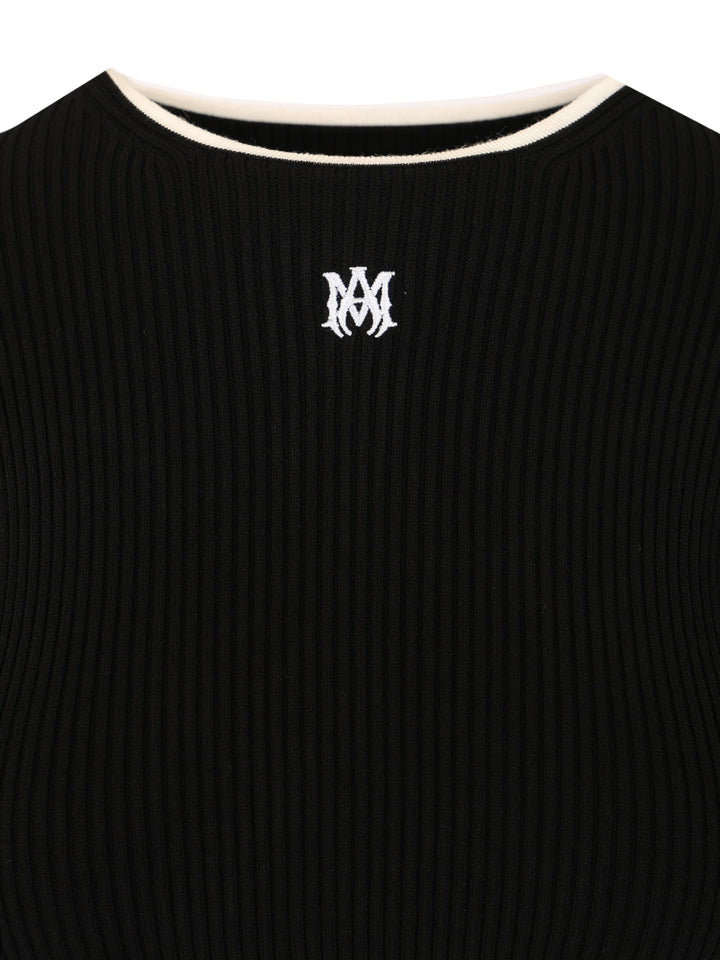 Amiri Crop T-Shirt - Black | 7a6be763c75cd98764f456aa52ef6ab570c15de7