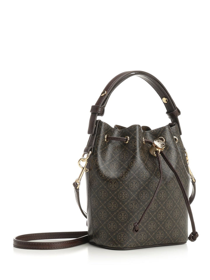 Tory Burch T Monogram Handbags - Brown | 322878e3a848f891fab951916fcb0301a5dc4344