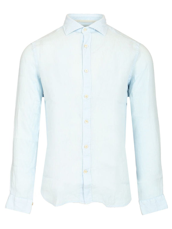 Linen Shirt Shirts Light Blue