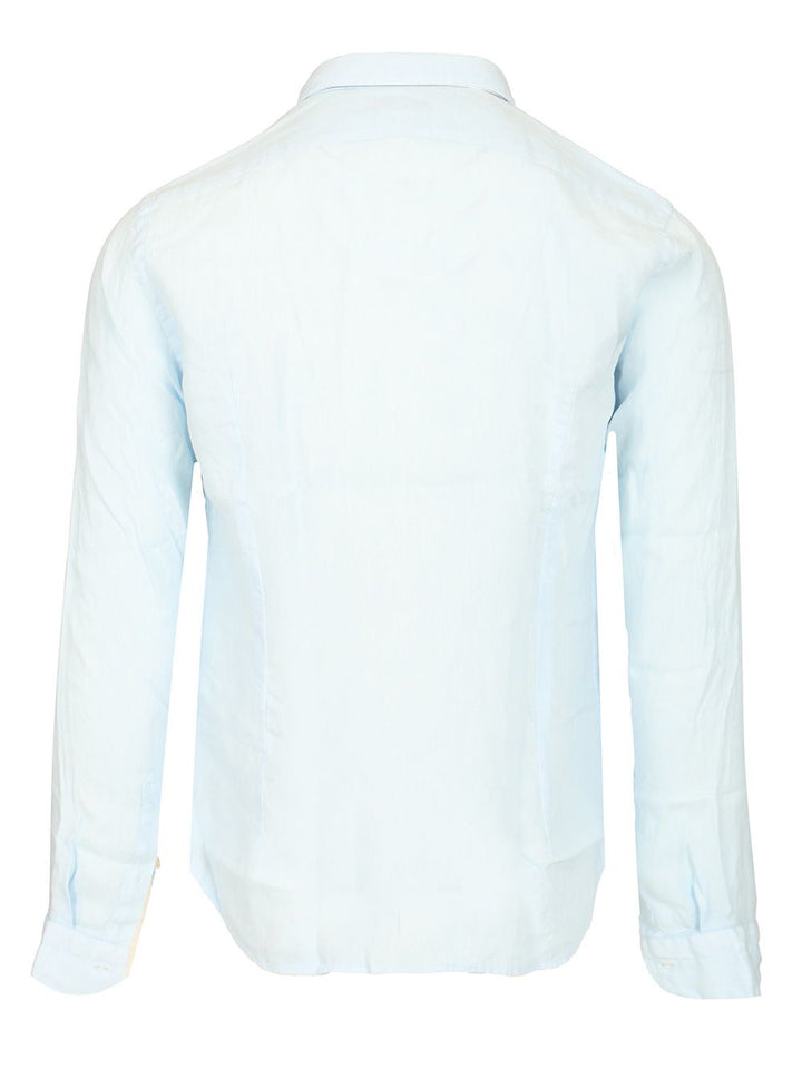Al Duca D'Aosta 1902 Linen Shirt Shirts - Light blue | da27dad5a66bb97ca234f2df7fc68ec8f6c3b497